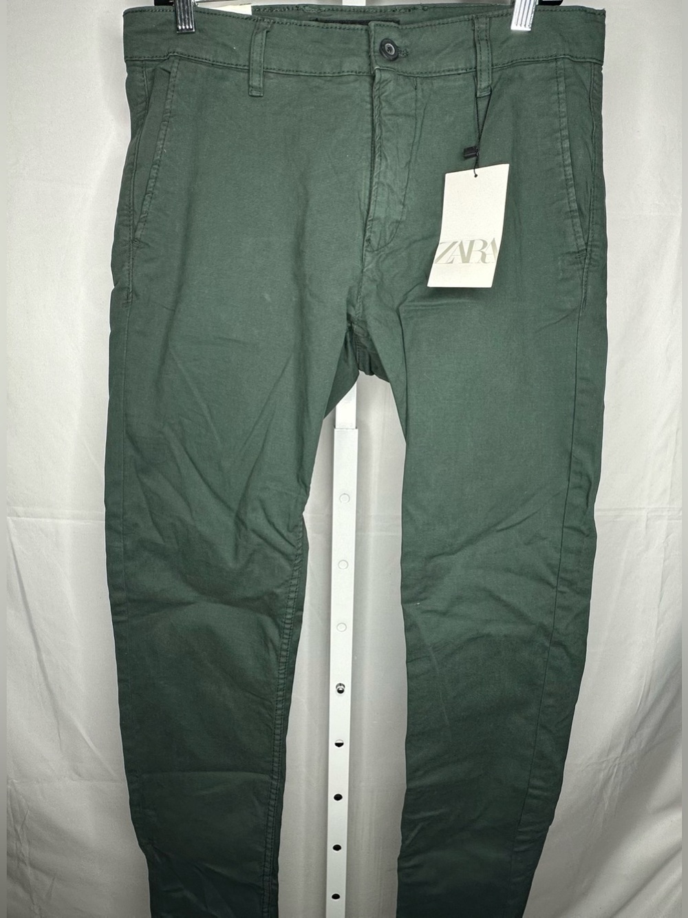 ZARA Men's Chino Pants in Forest Green